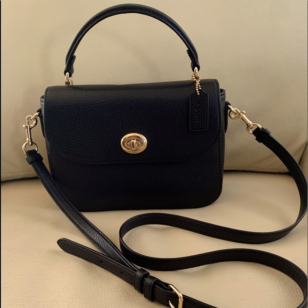 Coach small leather bag. 9/10 condition